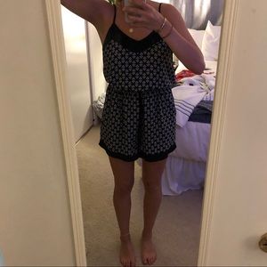 TARGET Black and White Woman’s Romper